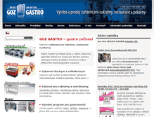 Tablet Screenshot of gozgastro.cz